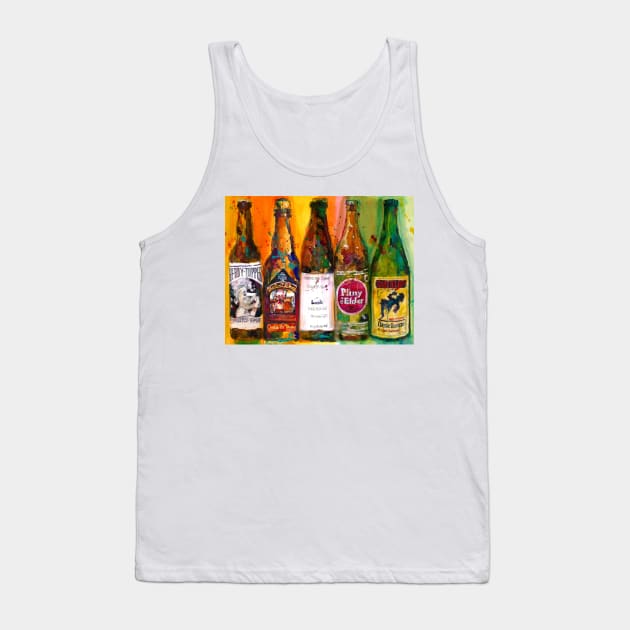 Fancy Beers Combo Man Cave Tank Top by dfrdesign